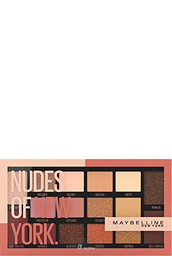 Maybelline New York Paleta De Sombras De Ojos S Of New York De 6 Tonos, Nude