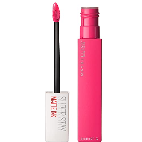 Maybelline New York Super Stay Matte Ink Lipstick, Romantic, 5ml