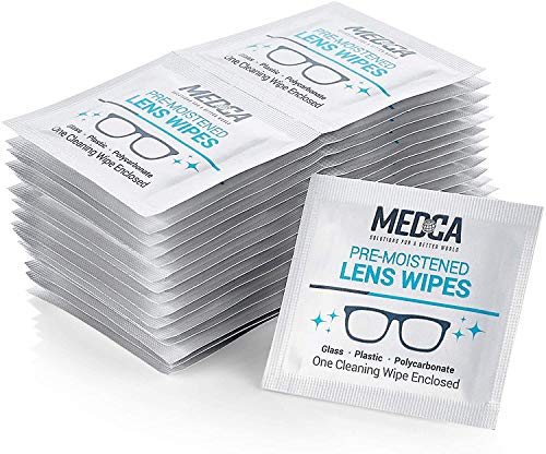 Medca Toallitas Húmedas Para Gafas, 100 Unidades