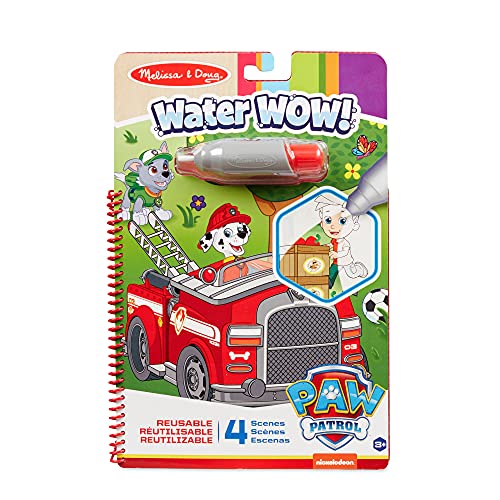 Melissa & Doug PAW Patrol Water Wow! - Bloc de Actividades de Viaje Revela-Color de Marshall