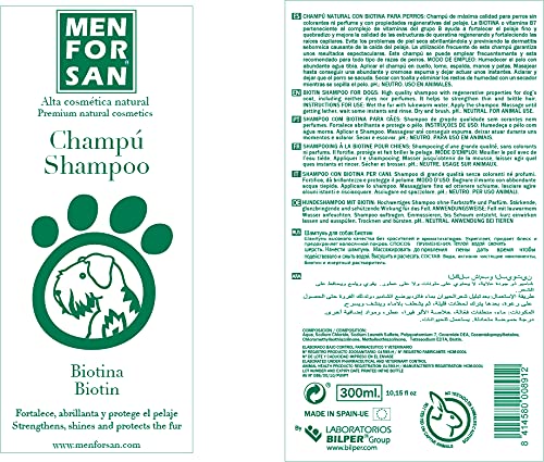 MENFORSAN Champú Perros Biotina - 300 ml