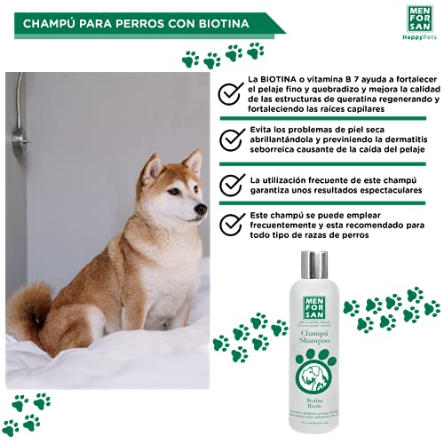 MENFORSAN Champú Perros Biotina - 300 ml