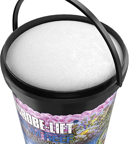 MICROBE-LIFT Premium Reef Salt - Sal Marina Apta para acuarios de Agua Salada, Ideal para el Cuidado de corales y Peces, White, 20 kg