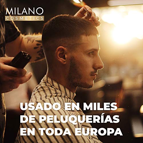 Milano Gel Fijador Hombre Normal 250 ml Strong Hold Styling Fijación Cabello Profesional Caballero Gomina Pelo