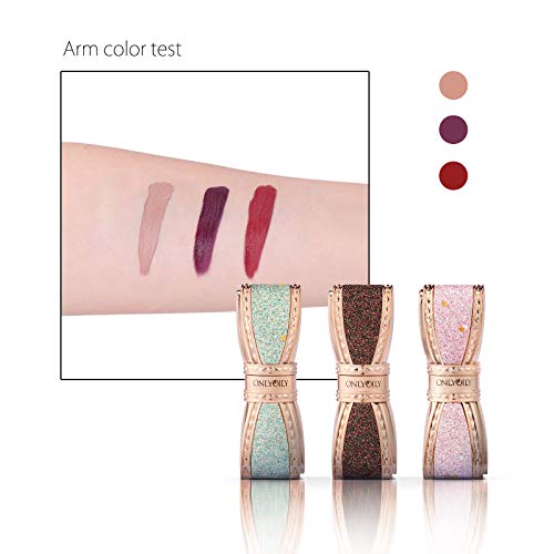 Mimore Lápiz labial mate Diamante con forma de nudo de lazo Lápiz labial Conjunto de serie mate Impermeable Duradero Suavizado Maquillaje De Belleza Brillos de labios