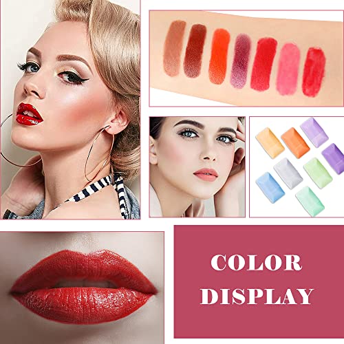 Mini Lápiz Labial Mate, 8 Colores Mini Candy Lipstick Set,impermeable Antiadherente Taza Capsule Lipstick, Mini Lápiz Labial Resistente Al Agua De Larga Duración