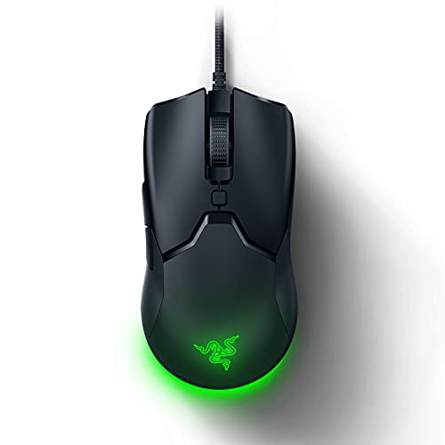 Miniratón ultraligero Razer Viper para juegos: Botones de juego más rápidos - Sensor óptico de 8500 DPI - Iluminación Chroma RGB - 6 botones programables - Cable sin arrastre - Negro clásico.