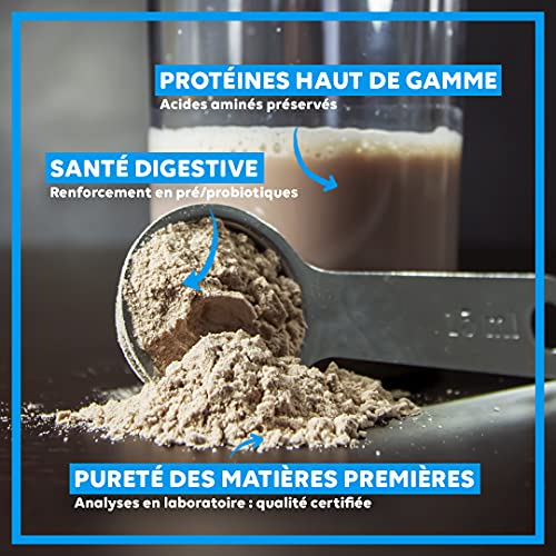 Mix protéiné Récupération Nocturne | Récupération musculaire, articulaire, nerveuse • Post-workout • Relaxation & Sommeil • Musculation & Fitness | Nutrimuscle | Arôme Naturel Vanille - 1kg