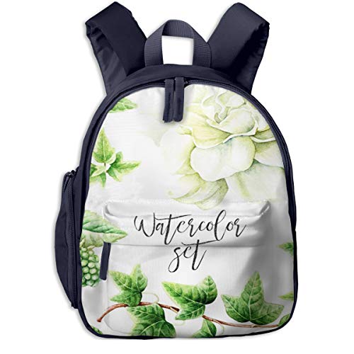 Mochilas Infantiles, Bolsa Mochila Niño Mochila Bebe Guarderia Mochila Escolar con Decoupage-Gardenia-Berry-Blossom para Niños De 3 a 6 Años De Edad