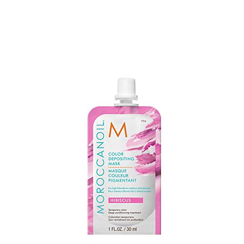 Moroccanoil Mascarilla Con Color: Hibisco, 30ml