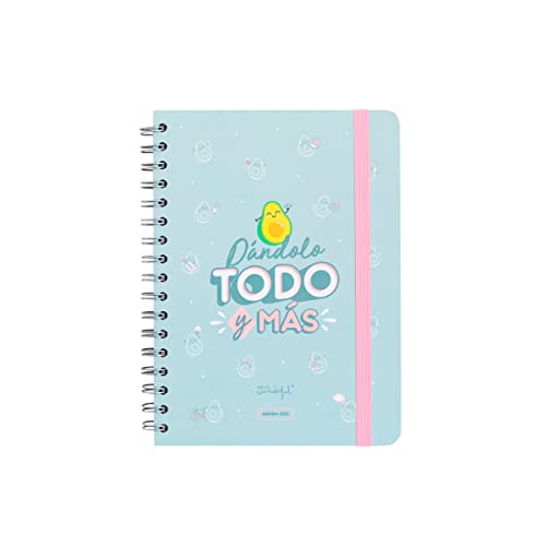 Mr. Wonderful Agenda clásica 2022 Semana vista - Dándolo todo y más, Multicolor, WOA11304ES