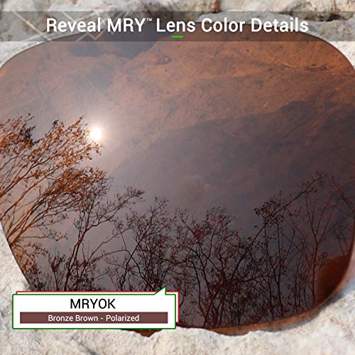 Mryok Lentes de repuesto para Oakley Sliver R OO9342 - Opciones, Polarizado, marrón bronce., Talla única