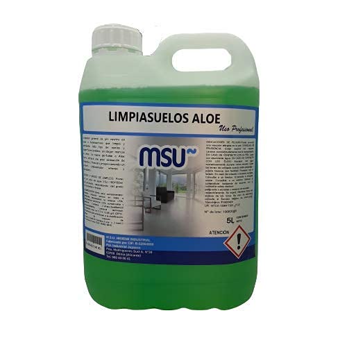 MSU® - Fregasuelos - Limpiasuelos Aloe Vera. Envase 5 Litros