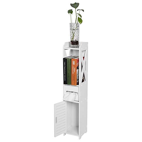 Mueble columna, armario de baño alto, armario de cuarto de baño, columnas para cuarto de baño, mueble de baño, 80 x 15,5 x 15 cm