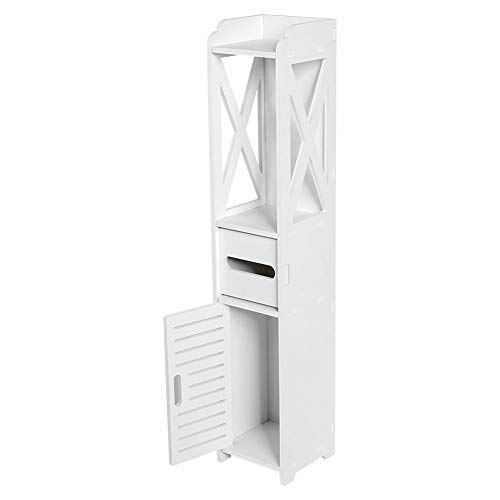 Mueble columna, armario de baño alto, armario de cuarto de baño, columnas para cuarto de baño, mueble de baño, 80 x 15,5 x 15 cm