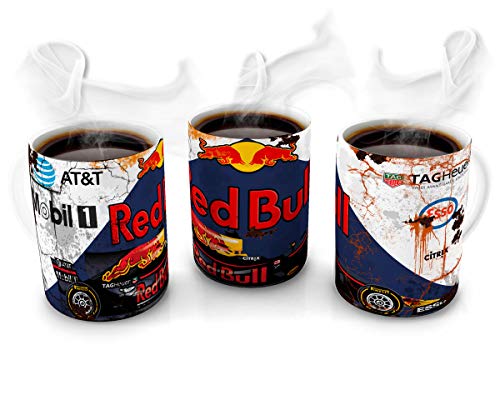 Mugtime (TM) – Taza de cerámica de Red Bull F1 Formula One para coche, taza de té, 330 ml, 315 ml