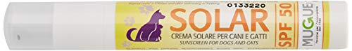 Mugue 28100 Solar Crema Solar para Perros y Gatos SPF 50, Talla única – Paquete de 4 Unidades