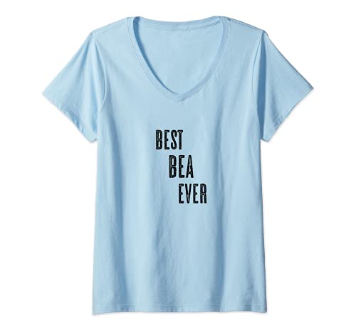 Mujer BEST BEA EVER | Gracioso - Hombres Mujeres Niños - Camiseta Cuello V