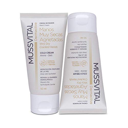 Mussvital Dermactive Crema de manos pieles MUY SECAS Pack 2x50 ml