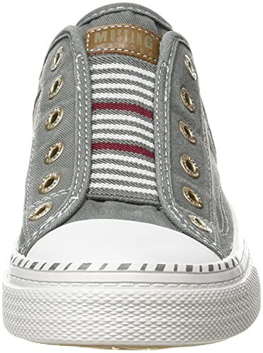 MUSTANG 1376-401-72, Sneaker Mujer, grün/Grau, 40 EU