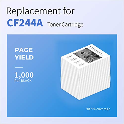 myCartridge SUPCOLOR CF244A 44A Toner Compatible para HP 44A CF244A Laserjet Pro M15w M15a MFP M28w M28a, Laserjet Pro M16w M16a MFP M15 M16 M28 M29 M29w M29a Impresora (3 Negro, 3000 páginas)