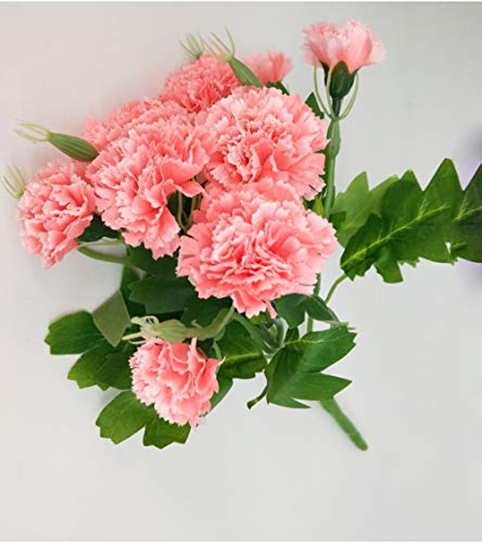 MZMing 2piezas 235cm Flores de Cerezo Artificiales Vines Guirnaldas Flores Artificiales Cesped Artificial Flor Seda de Simulación Planta Vid Hojas para Fiesta Jardín Valla Boda de Navidad Decor - Rosa