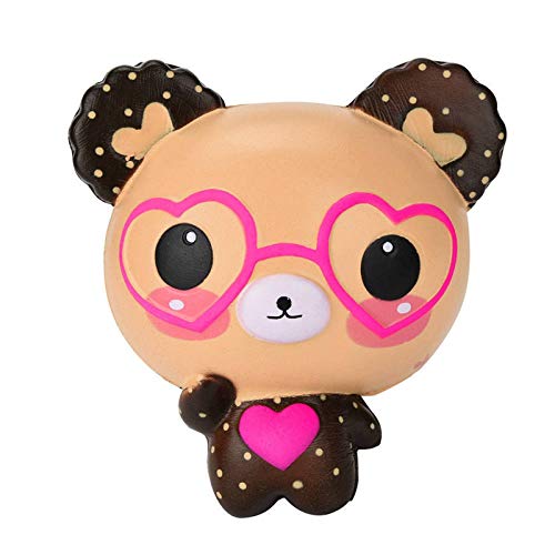 N-B Jumbo Kawaii Popcorn Fries Panda Squishy Cake Deer Milk Squeeze Juguetes de Leche de Levantamiento Lento Crema Perfumada Antiestrés Niño Bebé Juguetes