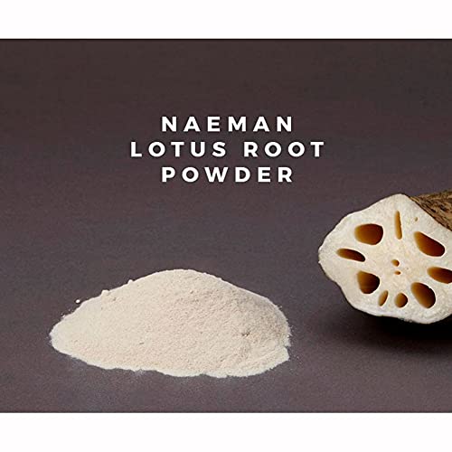 NAEMANGAETBEOL Lotus Root Powder Natural 100% fibra saludable vitamina C pura Amino Acid hecho en Corea (500)