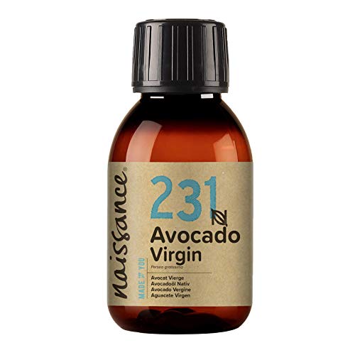 Naissance Aceite Vegetal de Aguacate n. º 231 – 100ml - 100% puro, virgen, prensado en frío, certificado ecológico, vegano y no OGM