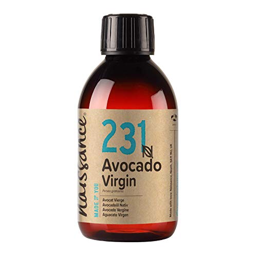 Naissance Aceite Vegetal de Aguacate n. º 231 – 250ml - 100% puro, virgen, prensado en frío, vegano y no OGM