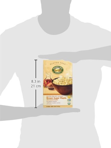 Nature's Path Organic - Gachas de avena instantánea sin gluten Arce de azúcar moreno - 8Paquetes