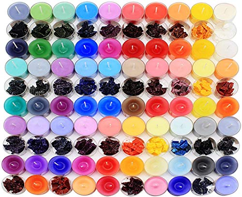 NC Tintes para Velas 10 Colores x 5 g, tintes de Cera para Velas para Bricolaje, fabricación de Velas, tintes para Velas para parafina, Cera de Soja, Set 10 Colores Diferentes al Azar