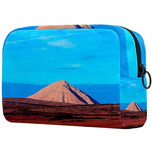 Neceser de Maquillaje para Neceser Estuche de Viaje cosmético Organizador Estuche para cosméticos Monedero,Islas Canarias