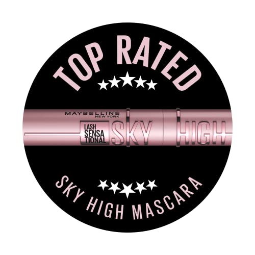 New York Lash Sensational Sky High Mascara, Volumising & Lengthening Mascara, Washable Flake-Free Formula Infused with Bamboo Extract & Fibres, 7 ml, Shade: 01, Black