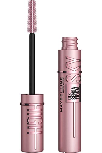 New York Lash Sensational Sky High Mascara, Volumising & Lengthening Mascara, Washable Flake-Free Formula Infused with Bamboo Extract & Fibres, 7 ml, Shade: 01, Black