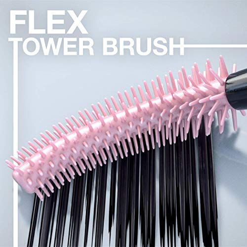 New York Lash Sensational Sky High Mascara, Volumising & Lengthening Mascara, Washable Flake-Free Formula Infused with Bamboo Extract & Fibres, 7 ml, Shade: 01, Black