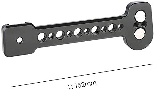 NICEYRIG Soporte de extensión de cardán con soporte de zapata fría, soporte universal para monitor de trípode para Zhiyun Weebill S/Lab, Crane Series, Ronin S/SC, Moza