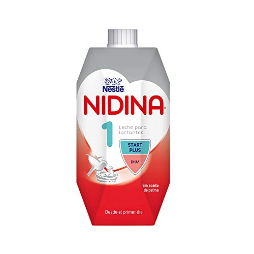 Nidina - 1 Leche para lactantes - 4 Paquetes de 500 ml