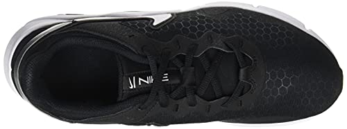 Nike Legend Essential 2, Zapatillas Hombre, Negro Black White Metallic Silver, 44 EU