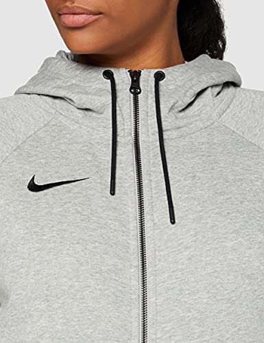 NIKE Women's Team Club 20 Full-Zip Hoodie Chaqueta Deportiva, Dk Grey Heather/Black/Black, M para Mujer