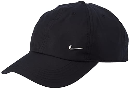 Nike Y Nk H86 Cap Metal Swoosh Hat, Unisex niños, Negro (Black/Metallic Silver), Talla única