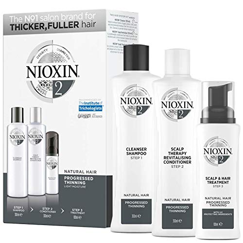 Nioxin Full Kit Sistema 2 Revitalizador de Cabello (Cabello Natural Pérdida De Densidad Avanzada)