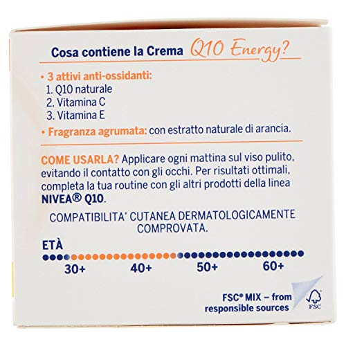 Nivea C/Antirughe Q10 Energiz 50 Ml