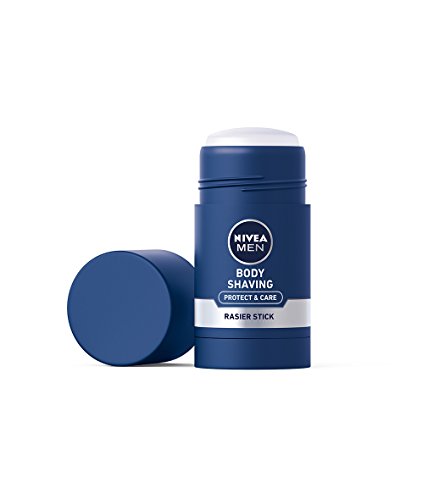 NIVEA Men, 3er Pack Ganzkörper Máquinas de afeitar Stick para hombres, 3 x 75 ml de Stick, Protect & Care