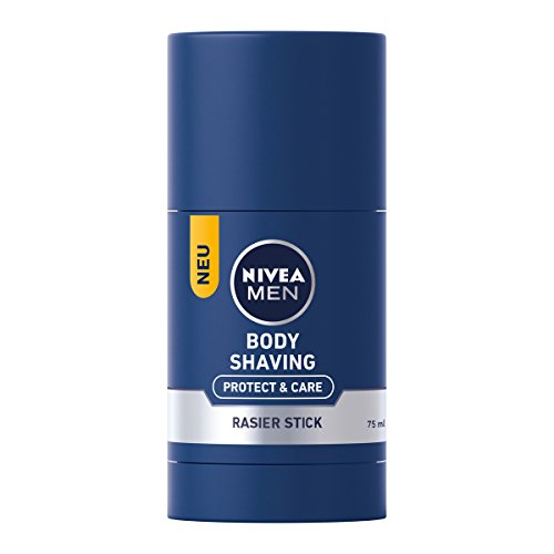 NIVEA Men, 3er Pack Ganzkörper Máquinas de afeitar Stick para hombres, 3 x 75 ml de Stick, Protect & Care