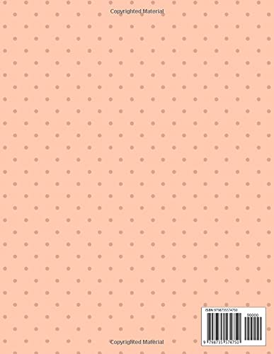 Notebook Strawberry Blonde Color Kawaii Cupcakes Dots Patterns Cover Lined Journal: 21.59 x 27.94 cm, Management, Work List, A4, 110 Pages, Financial, 8.5 x 11 inch, Daily Journal, Planning, College