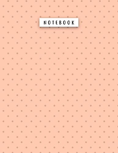 Notebook Strawberry Blonde Color Kawaii Cupcakes Dots Patterns Cover Lined Journal: 21.59 x 27.94 cm, Management, Work List, A4, 110 Pages, Financial, 8.5 x 11 inch, Daily Journal, Planning, College