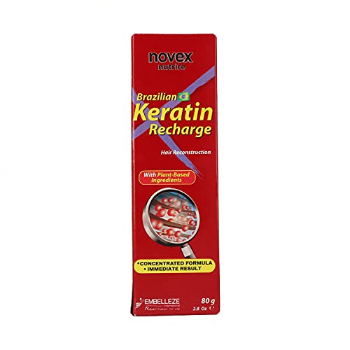 NOVEX NUTRIRE Keratin Recharge 80G, Negro, Estandar