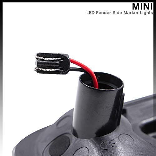 NSLUMO Led indicadores laterales marcador repetidor luz para Mini Cooper F55 F56 F57 S SD Cabriolet JCW ámbar dinámico Led intermitente lámpara 2 uds lente transparente