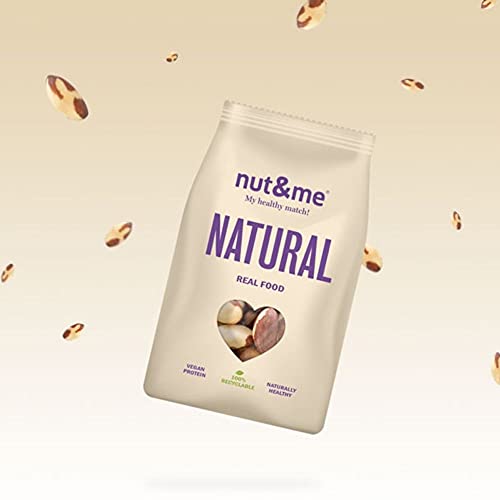 Nueces de Brasil 100% Natural nut&me l 525 gr | Rico en fibra | Sin Gluten | Vegano | Sin conservantes | Pack 3 unidades (175 g/unidad)